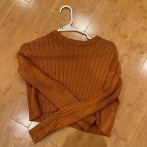 F21 cropped sweater